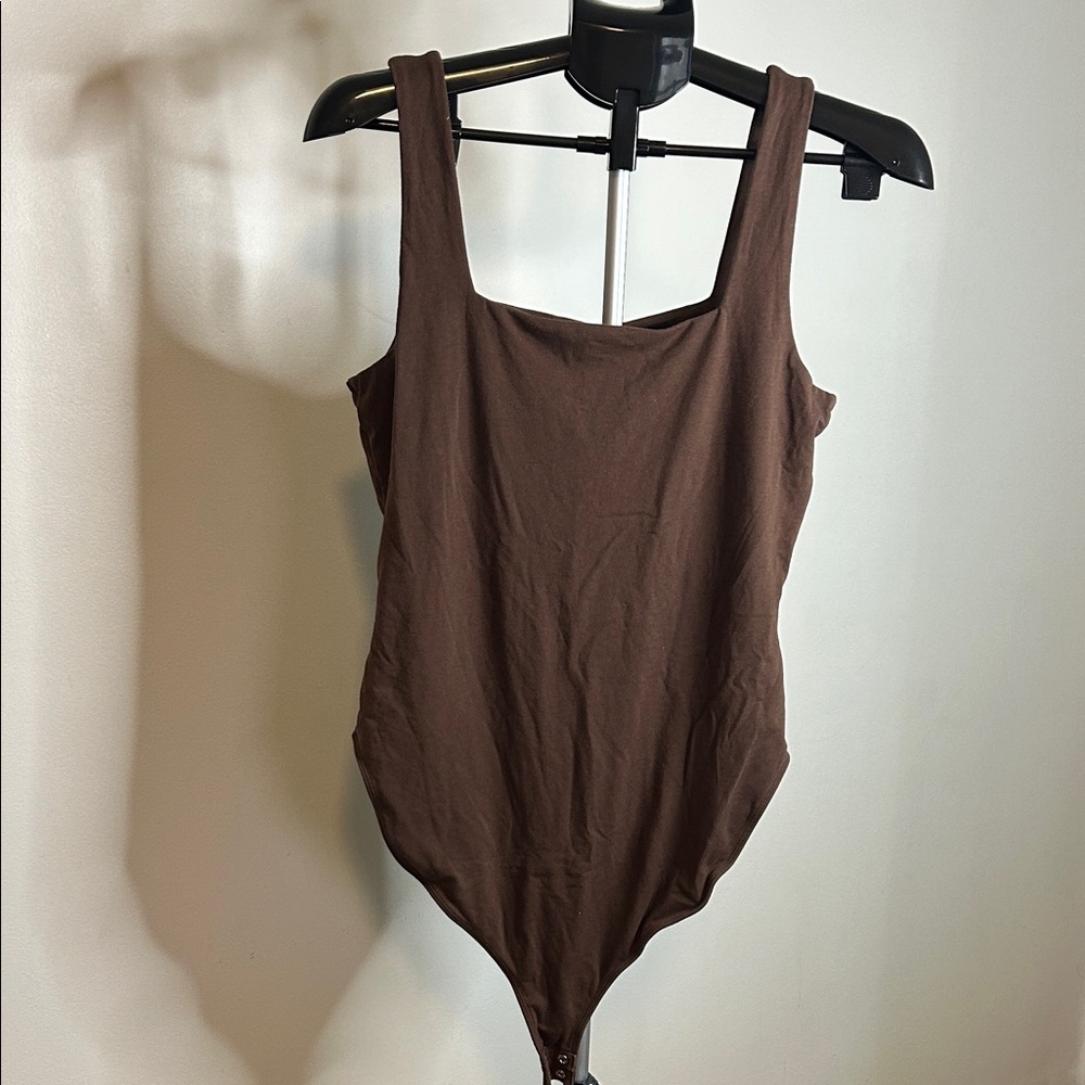 Old Navy Chocolate Brown Tank Bodysuit - Picture 5 of 6